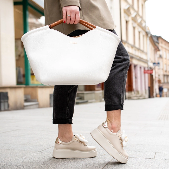 Tenisky Chebello - 4366_-157-333-PSK-S251 Beżowy Jasny