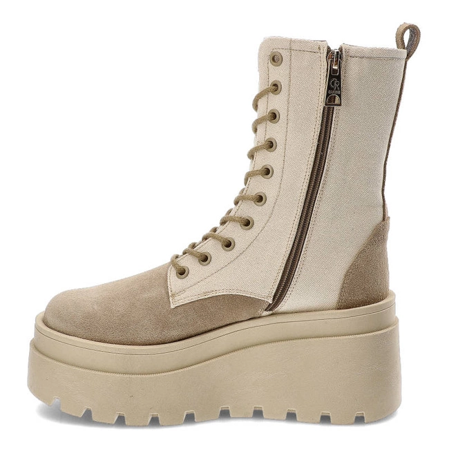 Členkové Topánky Carinii - B8927_-O17-000-000-F96 Beż