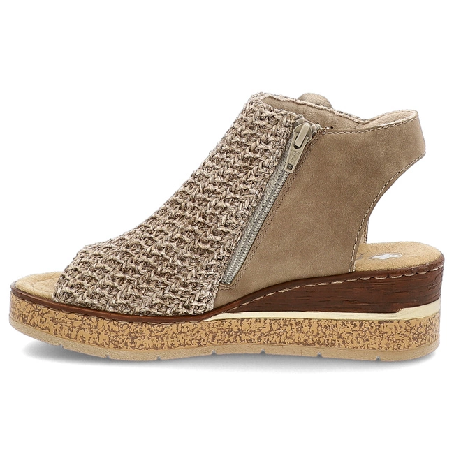 Sandále RIEKER - 63791-60 Beige