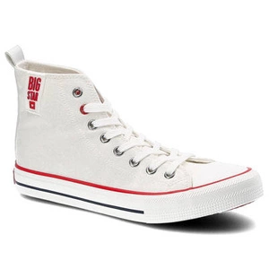 Plátenky Big Star - JJ274127 Biały/Czerwony