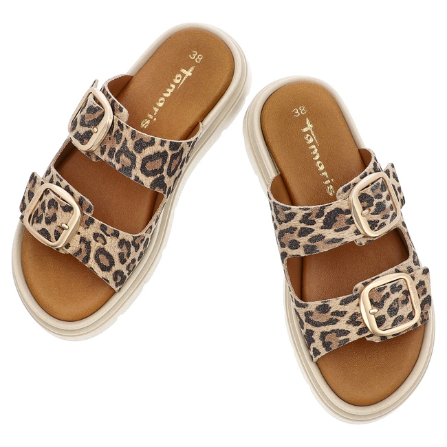 Šľapky TAMARIS - 1-27239-42 360 Leopard