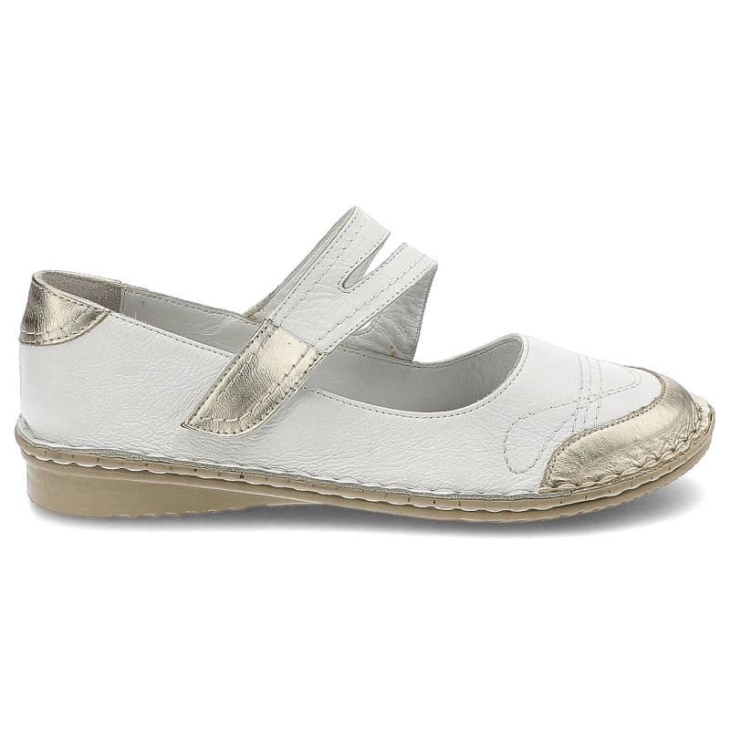 Poltopánky Lanqier - 40C1221 White/Gold