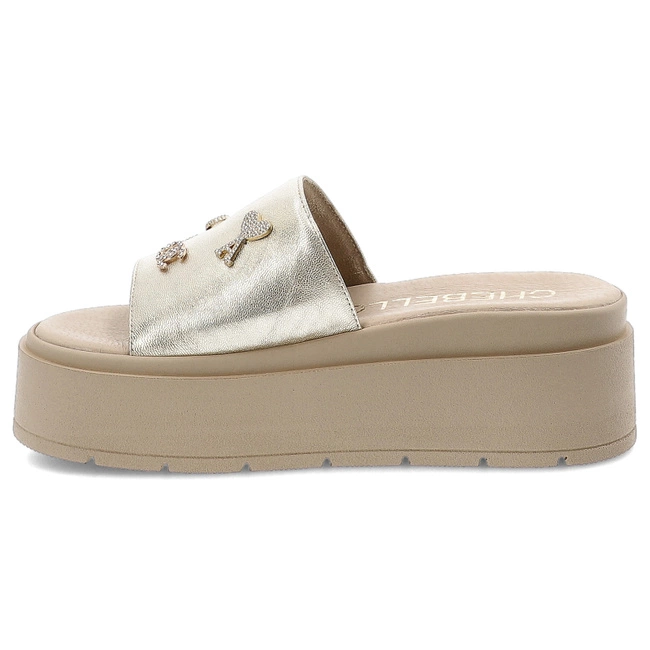 Šľapky CHEBELLO - 4600_-046-000-PSK-S370 Złoty