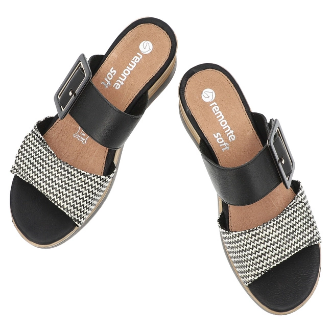 Šľapky REMONTE - D6463-03 Black Combination