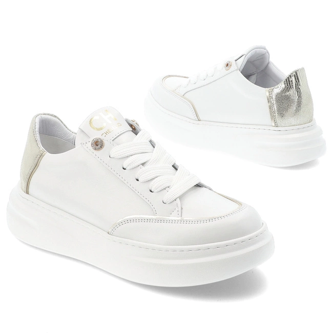 Tenisky CHEBELLO - 4707_-059-515-PSK-S389 Biały