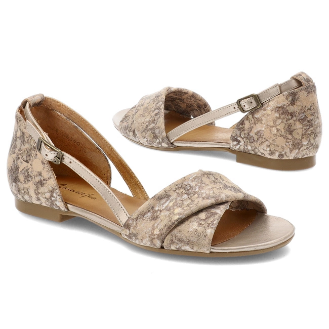 Sandále MACIEJKA - 04614-25/00-5 Złoty