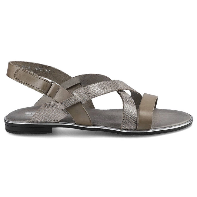 Sandále Lemar - 40033 Bf.Szary/Moro Metal Szary