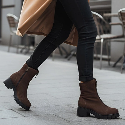 Členkové Topánky ARMODO - 3264A W.Brąz 293