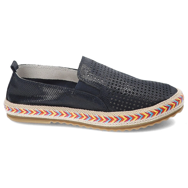 Espadrilky Lanqier - 42C1965 Granatowy