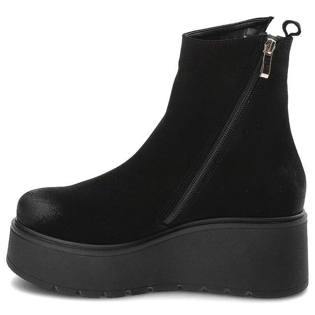 Členkové Topánky Damiss - DS-732 Czarny Welur/Koc