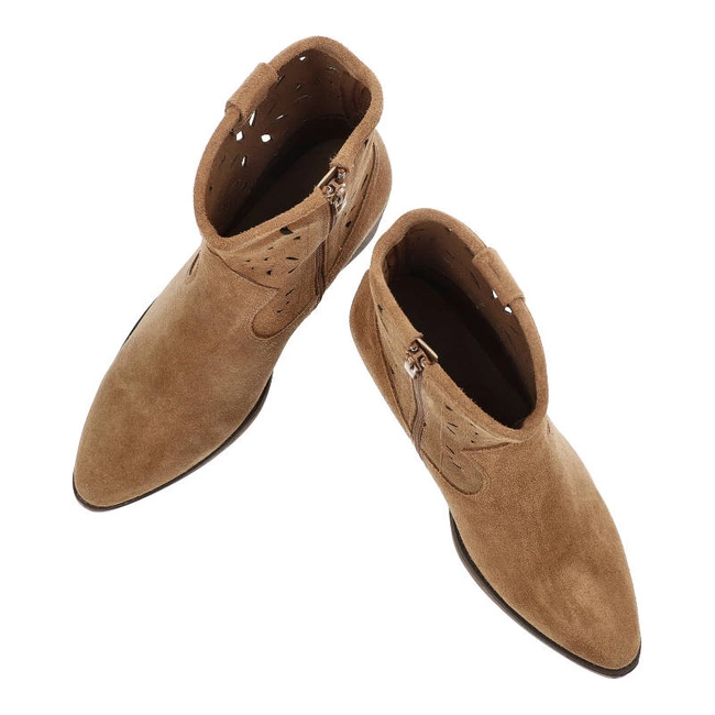 Členkové Topánky S.Barski - SN622-20 Camel