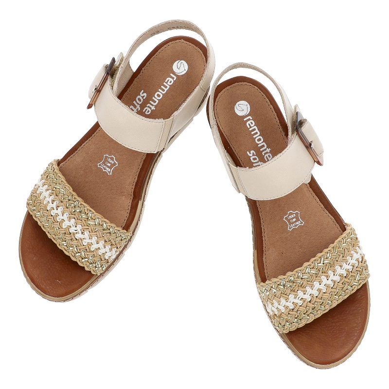Sandále REMONTE - D2L55-60 Beige Combination