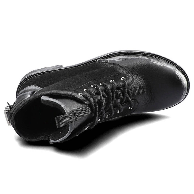 Šnúrovacie Členkové Topánky Maciejka - 04690-01/00-3 Czarny