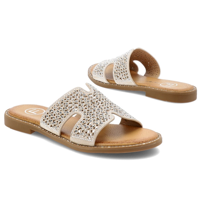 Šľapky FILIPPO - DK6973/25 BE Beżowy