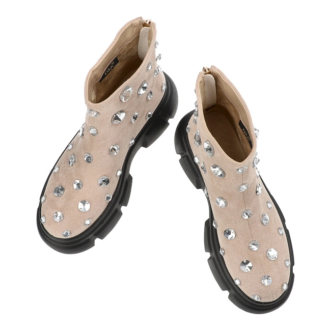 Členkové Topánky S.Barski - MR870-83 Beige