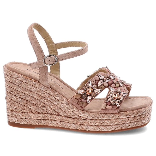 Sandále ALMA EN PENA - V251278 Suede Old Pink