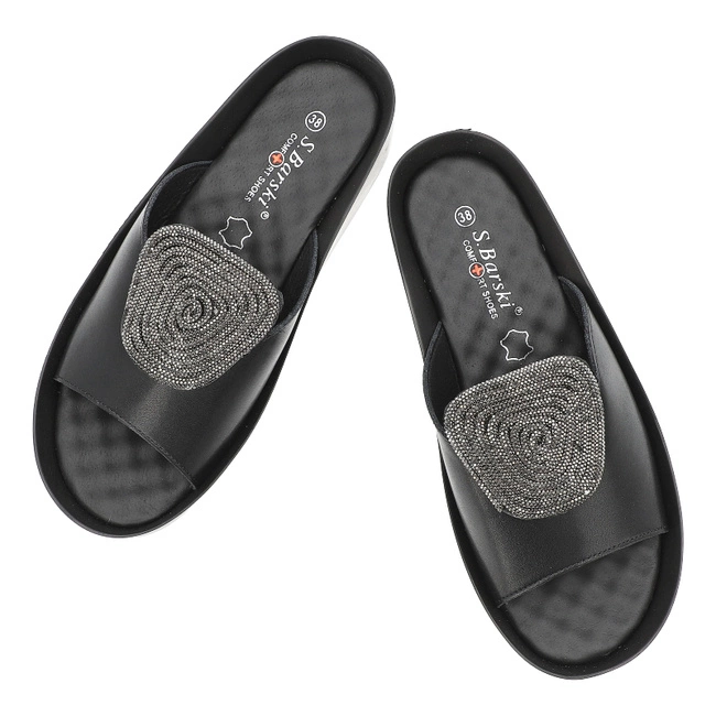 Šľapky S.BARSKI - KV51-028 Black