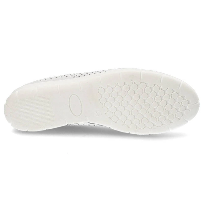 Baleríny Pollonus - 5-1499-006 Biały Verona