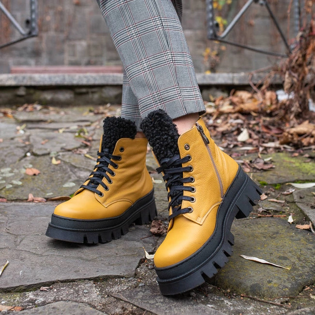 Členkové Topánky Blu - 99/13 Żółty G+Bocle