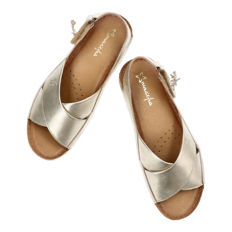 Sandále Maciejka - 00994-64/00-5 Złoty