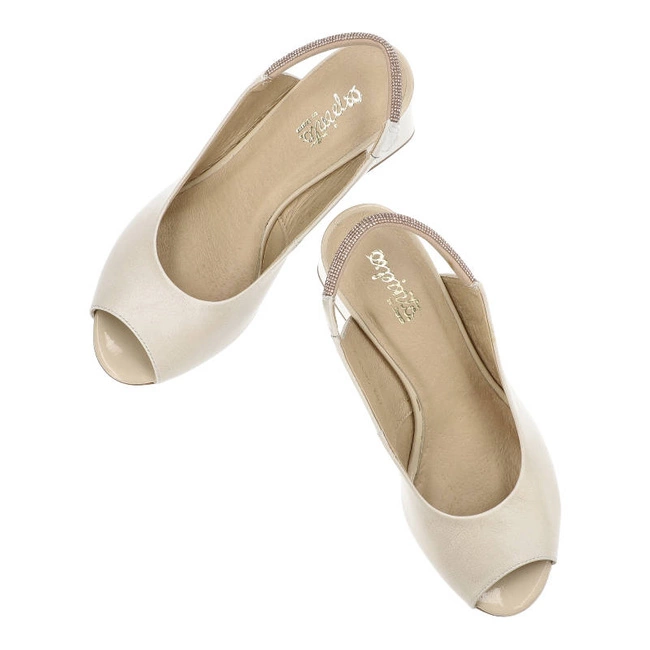 Sandále Espirito - S-492/1 Beż Miami/Ozd