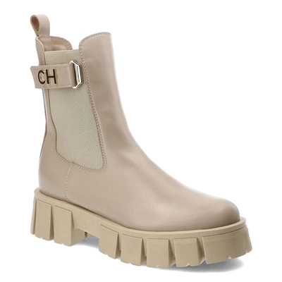 Členkové Topánky Chebello - 4482_-429-000-MIC-S217 Beżowy