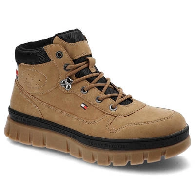 Turistické Topánky Tommy Hilfiger - T3B5-32517-1441524-Lace-Up Bootie Camel 524