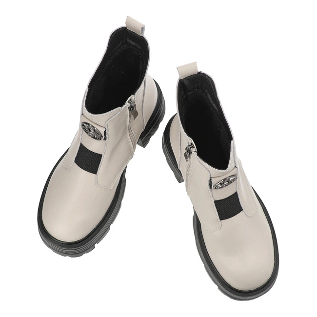 Členkové Topánky Filippo - DBT6432/24 LT BE Jasny Beżowy