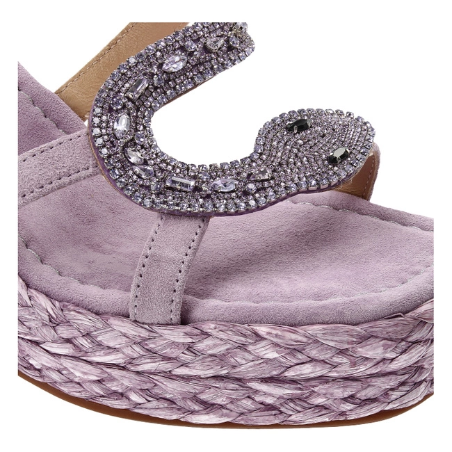 Sandále Alma en Pena - V240989 Suede Lilac