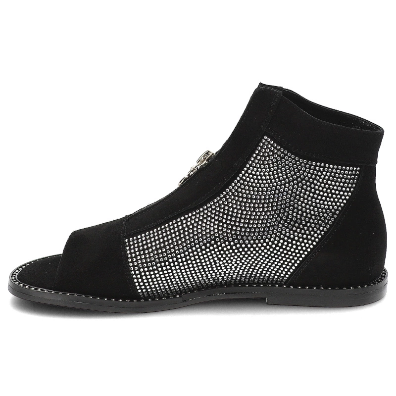 Sandále Chebello - 4416_-037-000-PSK-S130 Czarny Zamsz