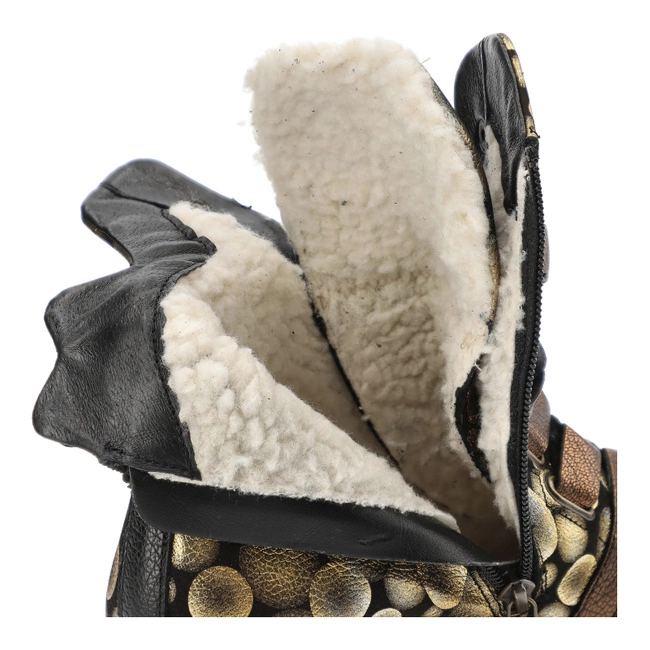 Šnúrovacie Členkové Topánky Maciejka - 06158-25/00-4 Złoto