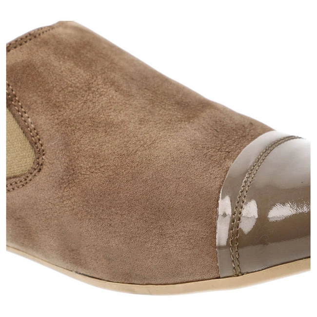 Poltopánky Karino - 0961/007-P Beżowy Lakierowany