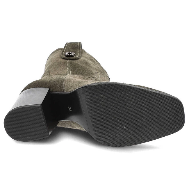 Členkové Topánky Karino - 4856/066-F Zielony/Welur