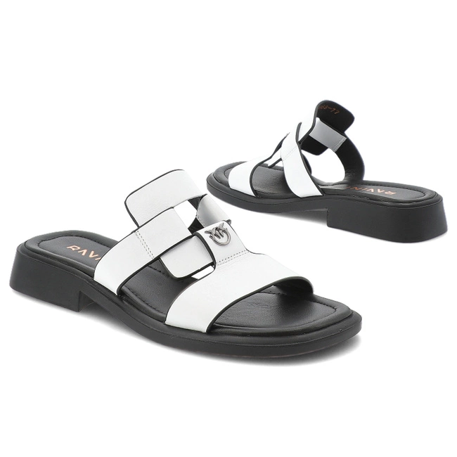 Šľapky RAVINI - 149.3868 Biały 77 T SYH