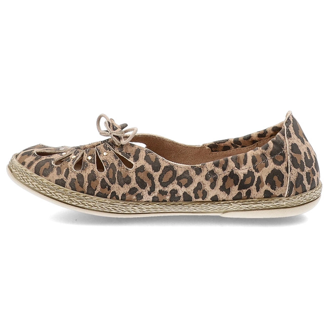 Baleríny ARMODO - 10179 Lampart Beż