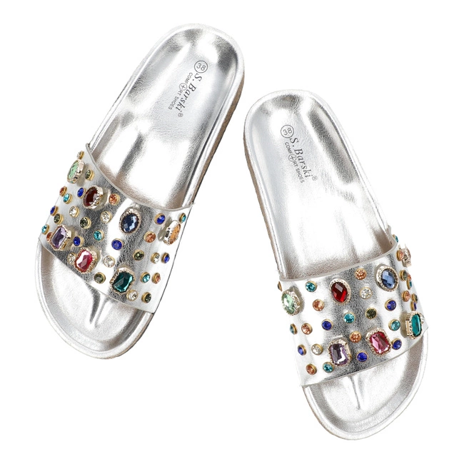 Šľapky S.Barski - MY122 Silver