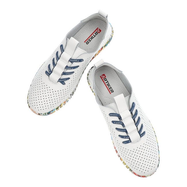 Tenisky Artiker - 52C1382 Biało-Niebieski
