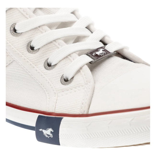 Plátenky Mustang - 4058-310-1 Białe 40A050