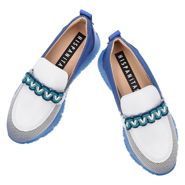 Poltopánky HISPANITAS - BHV253948 Borneo-V25 Indigo Cervo-V25 White