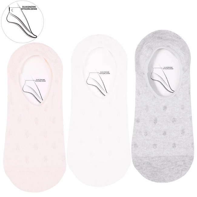 Baleríny MORAJ 3 Pary - CDB250-208 Mix Kolor