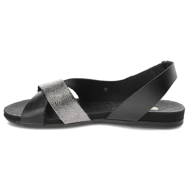 Sandále Armodo - 40141 Bf. Czarny + Polla NIkiel