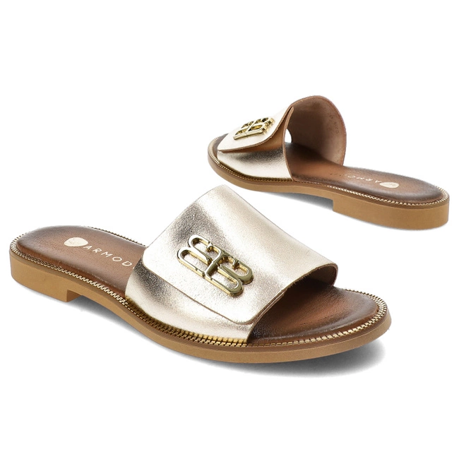 Šľapky Armodo - 40384 Bf.Złoto+Zł.