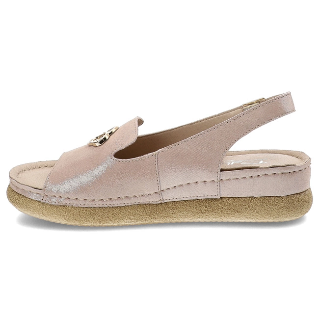 Sandále Pollonus - 5-1620-001 Satyna Róż