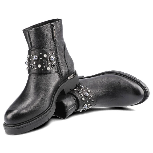 Členkové Topánky Carinii - B4483_-J23-000-POL-D06 Czarny