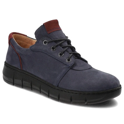 Poltopánky Armodo - 5-1716-004 Granat Nubuk+Bordo