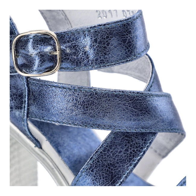 Sandále Simen - 0783 Vs14 Kryształ Niebieski