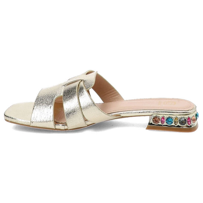 Šľapky Givana - B1639-180 Gold