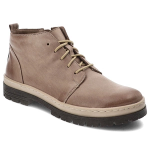 Šnúrovacie Členkové Topánky Wasak - 0689 Cappuccino
