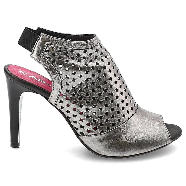 Sandále Karino - 1590/115-P Srebrny