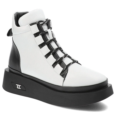 Členkové Topánky Artiker - 55C0812 Biały/Czarny